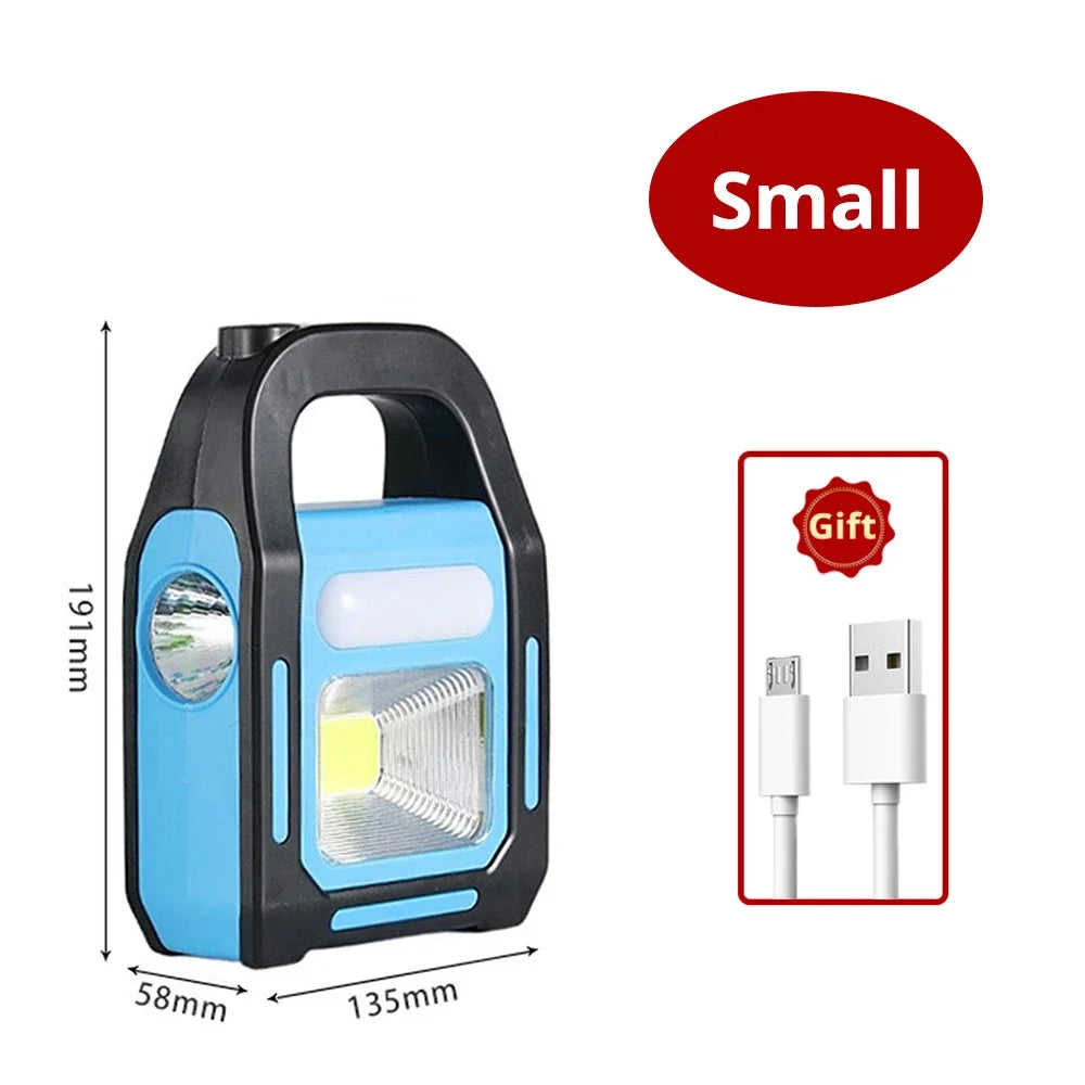 Solar USB Rechargeable Power Bank Camping Lantern