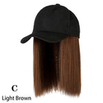 Knitted Long Hair Wig Beanie