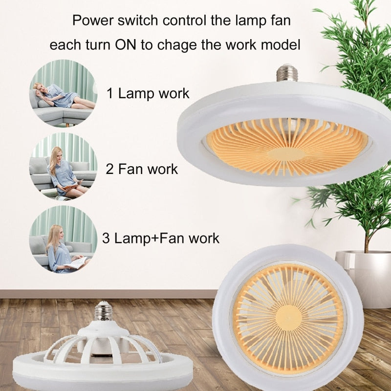 Remote Control Ceiling Fan Lamp - Image 7