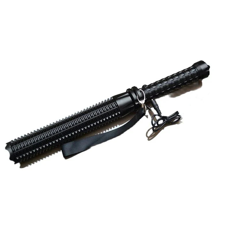 Tactical Rechargeable Flashlight Telescopic Self Defense Stick - Image 3