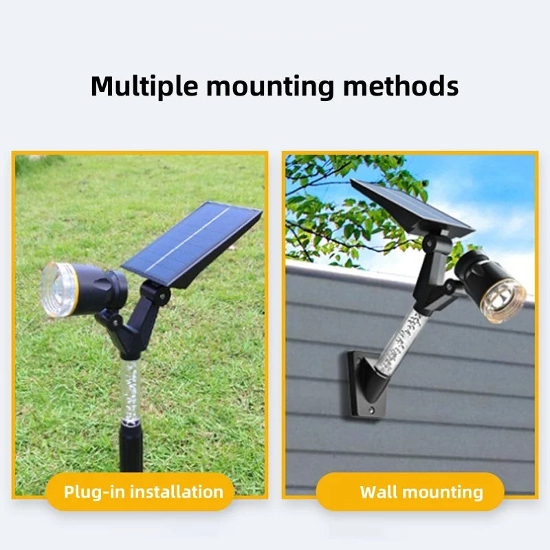 Solar LED Garden Home Outdoor Pathway Spotlights