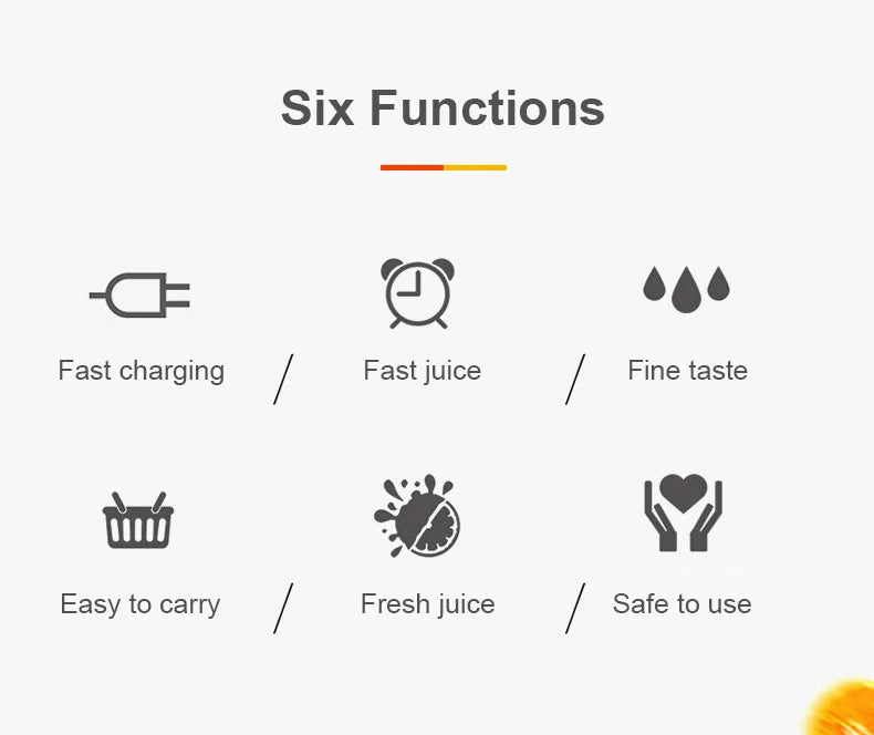 Quick Charge Smoothie Maker Portable Travel Blender - Image 5