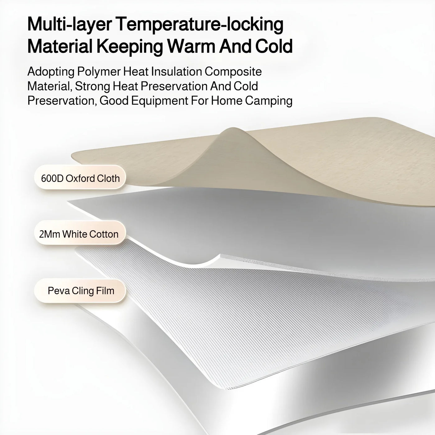 Built-in Cooling Bag Portable Folding Outdoor Stool - Image 8