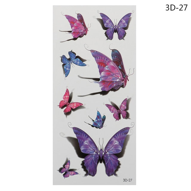 Dreamy Butterfly Temporary Tattoo - Image 4