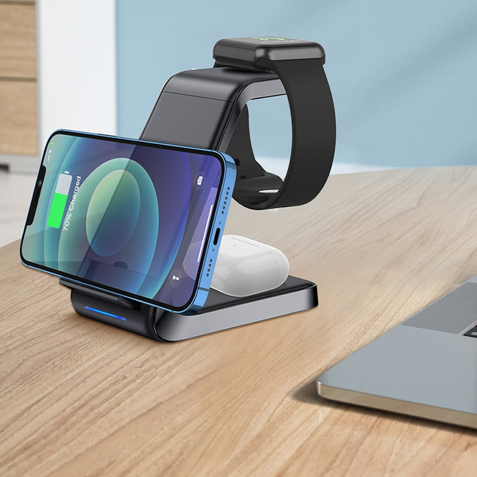 3in1 Magnetic Wireless Charger Stand