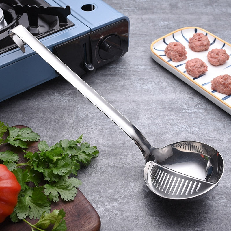 Long Handle Soup Strainer Spoon - Image 4