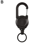 Heavy Duty Retractable Pull Practical Keychain