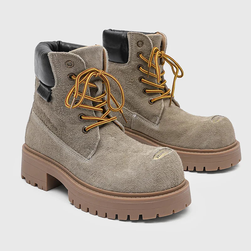 Mossy Green Anti-Slip Combat Boots - Image 12