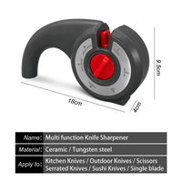 6-in-1 Multi Tool Anti-Slip Knife Sharpener - Image 7