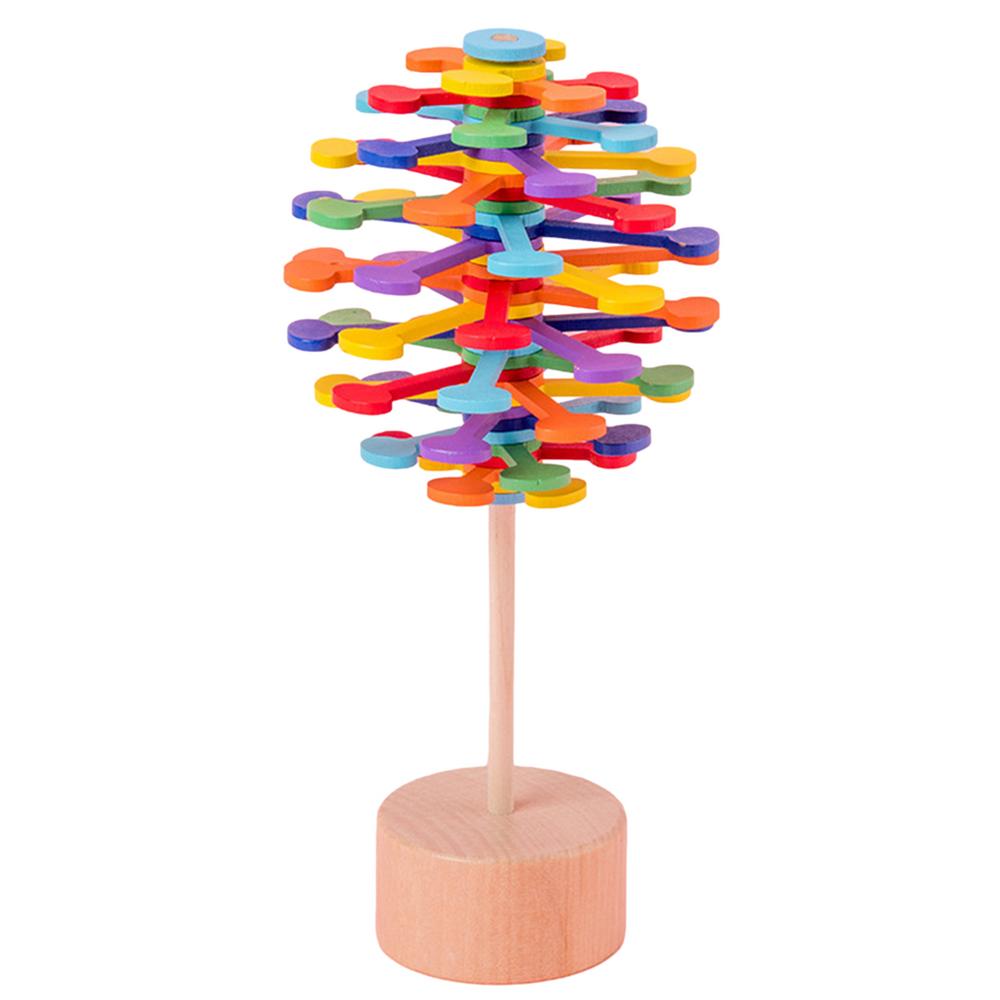 Rainbow Spiral Spin Anti-Stress Toy