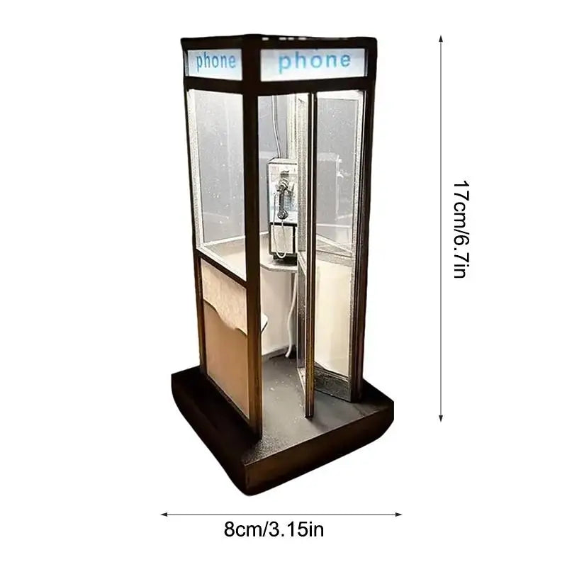 Retro Telephone Booth Table Lamp - Image 4