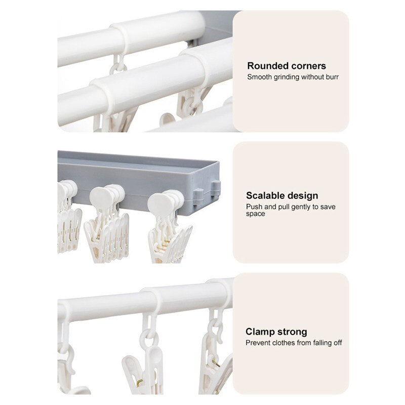 Wall-Mounted Retractable Drying Rack - Image 5