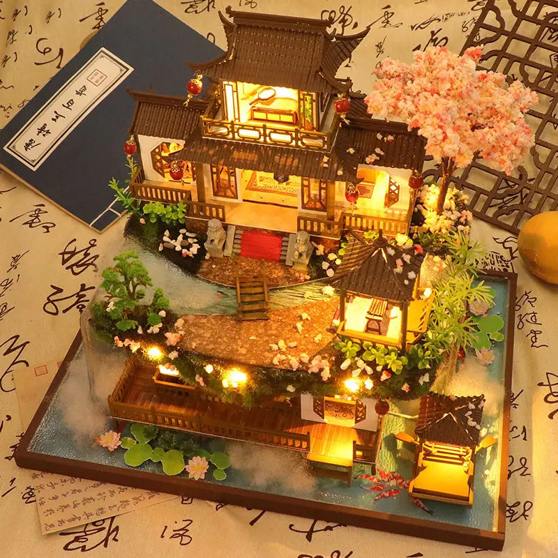 DIY Wooden Chinese Ancient Casa Miniature Building Kit - Image 4