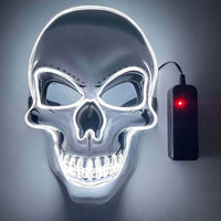 Neon LED Skeleton Party Mask - Image 3