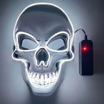 Neon LED Skeleton Party Mask