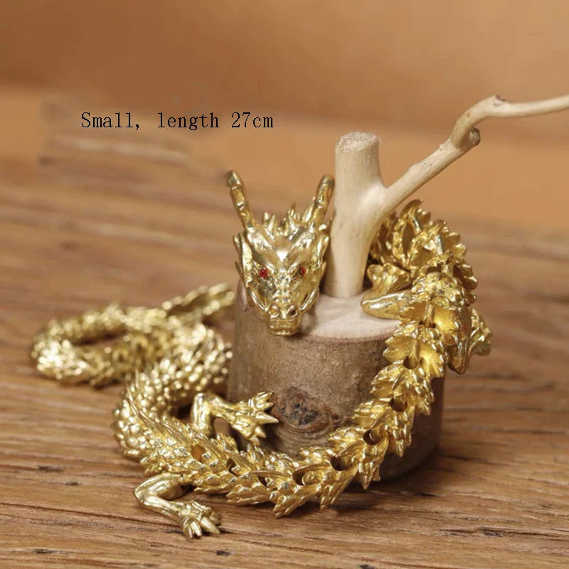 Mystic Scales 3D Brass Dragon Home Decor - Image 5