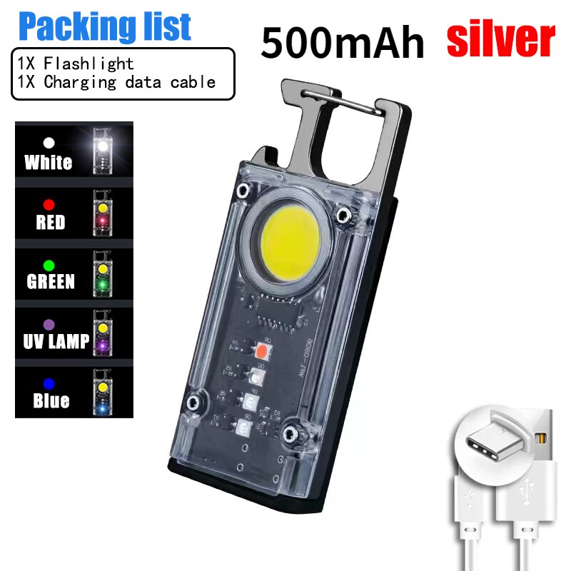 Mini Keychain Safe Glow Emergency Flashlight - Image 3