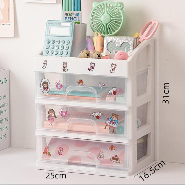 Tidy Tower Desk Organizer Storage Box