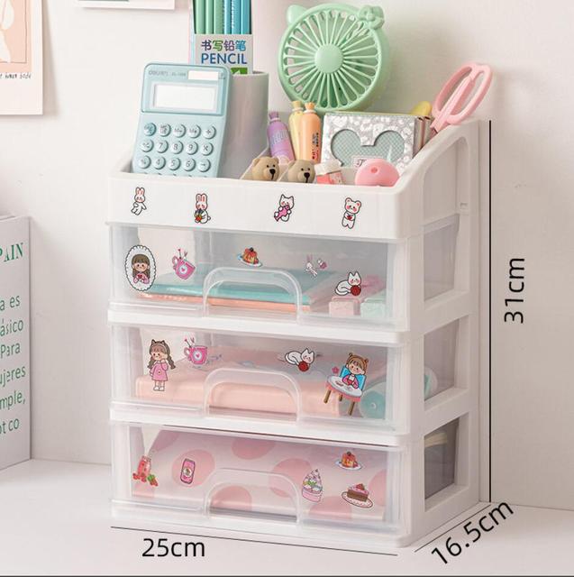 Tidy Tower Desk Organizer Storage Box - Image 2