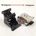 2Pcs Foldable Self-Locking Hinges