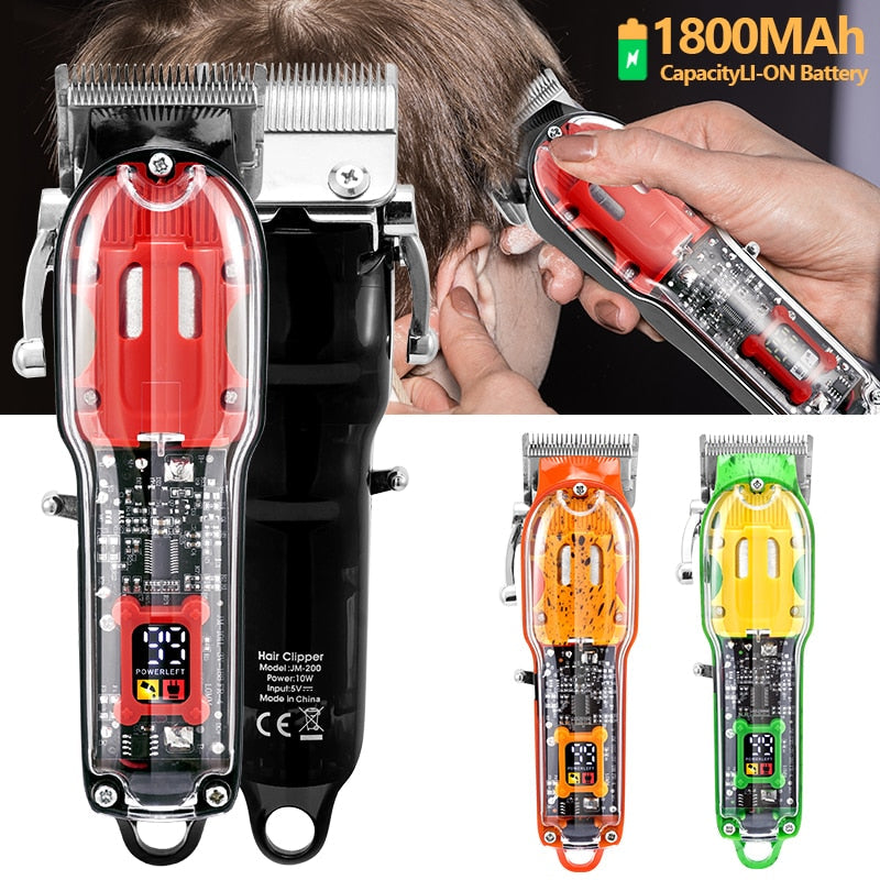 Professional Transparent LCD Hair Trimmer - Image 1