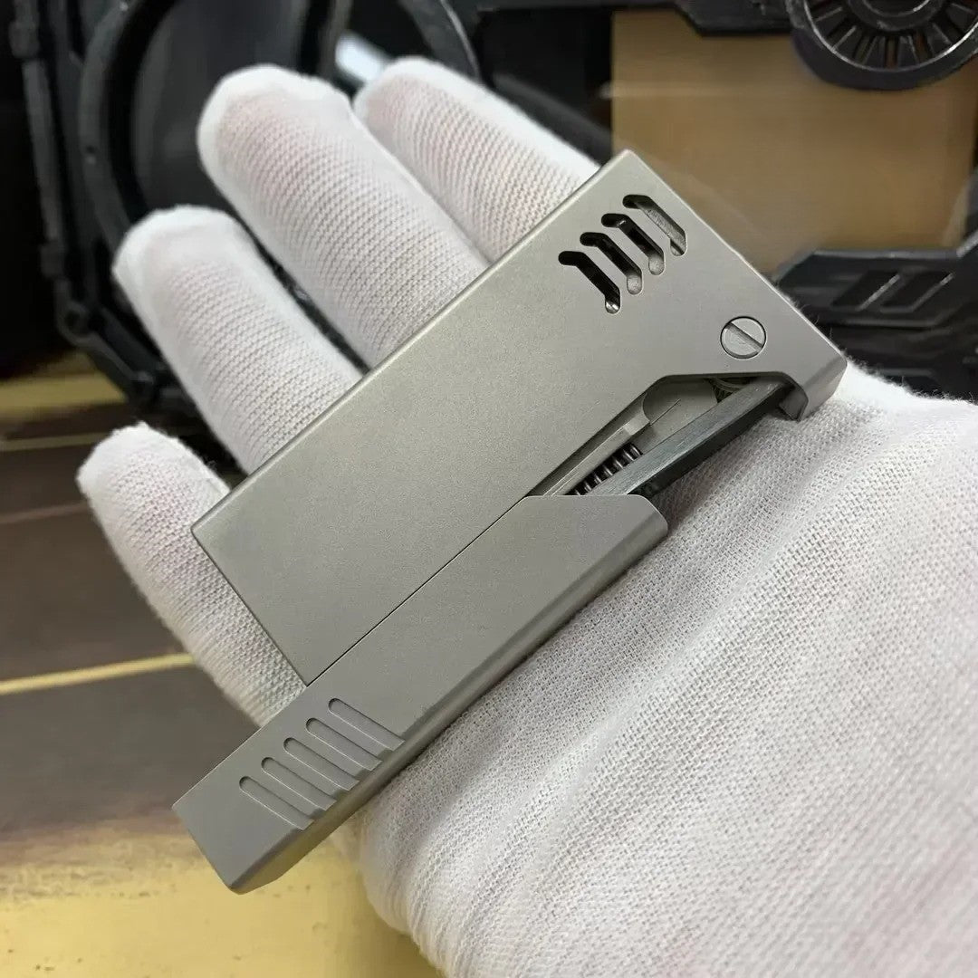Mechanical Titanium EDC Stress Relief Lighter - Image 0