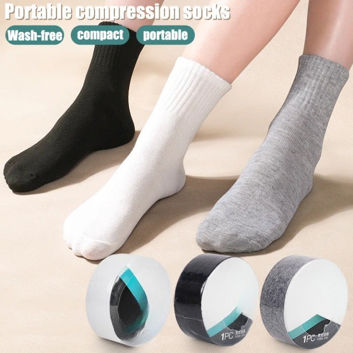 3pcs Travel Fast Disposable Compression Socks - Image 2