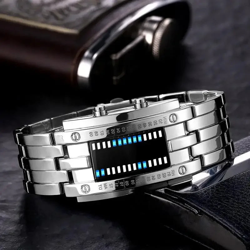 Steel Lava Binary Watch - Image 2