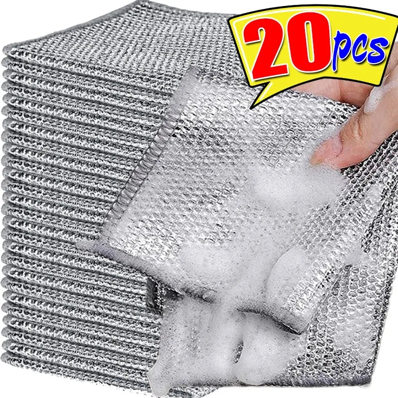 Silver Wire Double-Sided Ultra-Absorbent Design Cleaning Cloth - Image 6