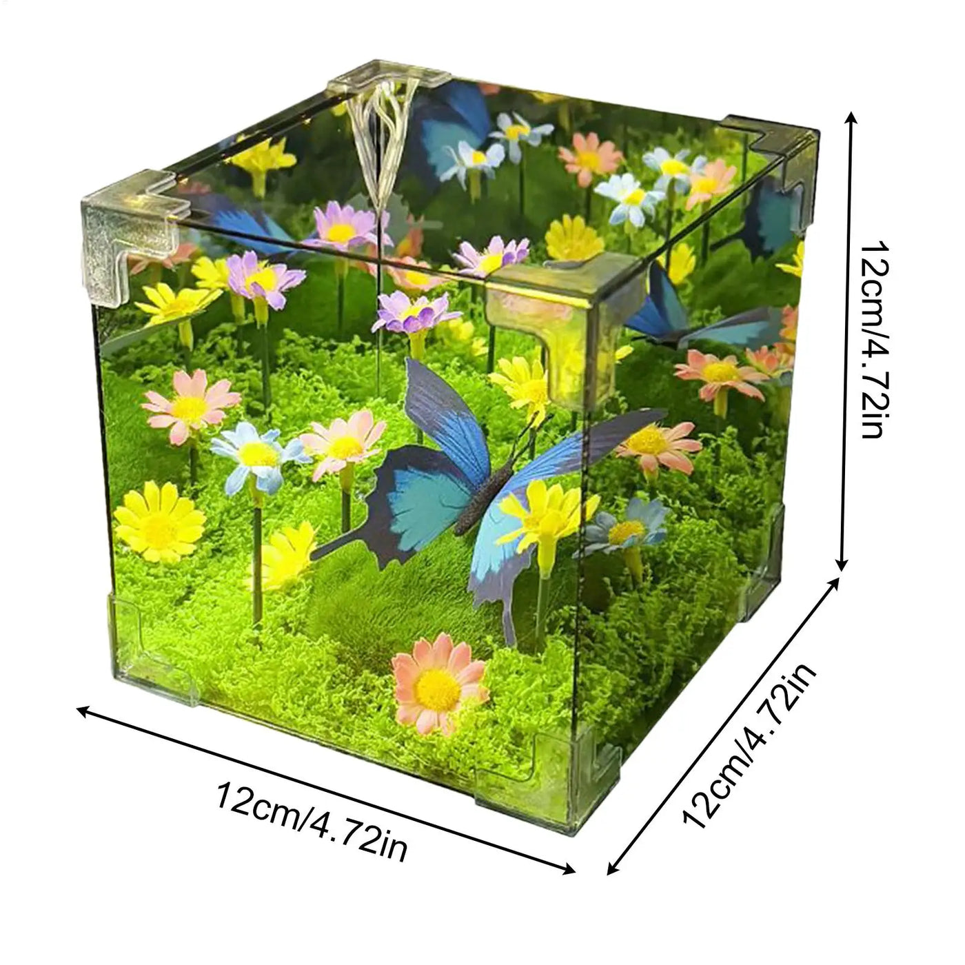 LED Butterfly Garden Cube Night Light Decor - Image 7