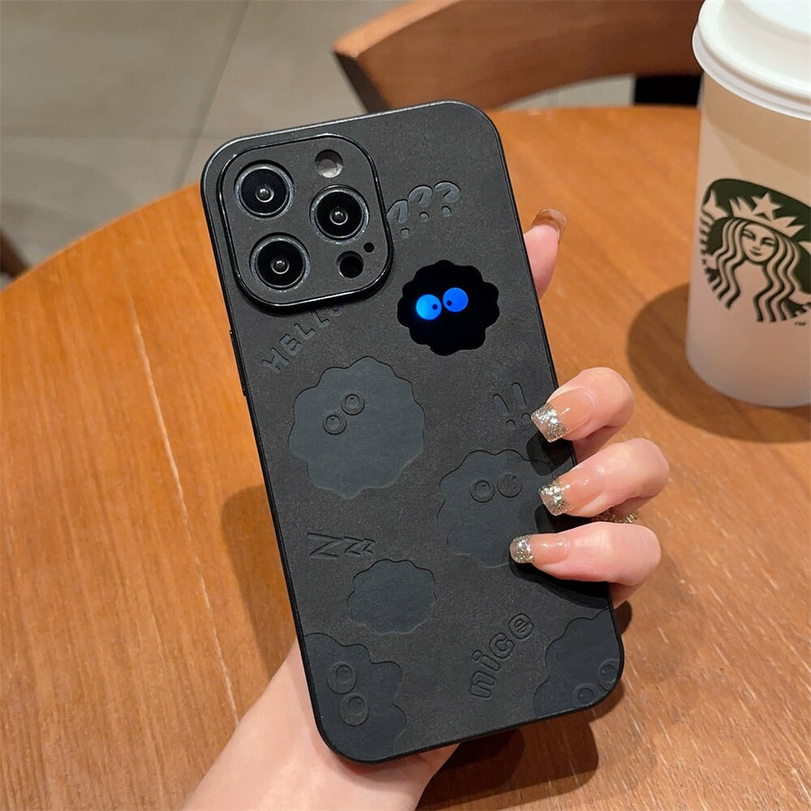 Cute Monster Shockproof Leather iPhone Case - Image 0