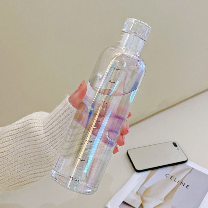 Time Scale Heat-Resistant Glass Water Bottle - Image 11