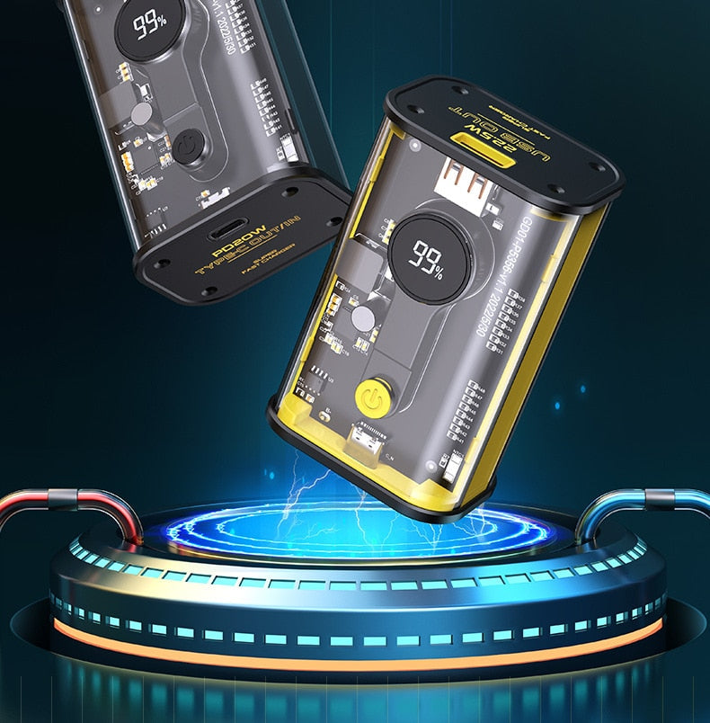 Digital Display Transparent Power Bank - Image 0