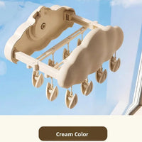 Pinned Cloud-Design Suction Foldable Laundry Rack - Image 6