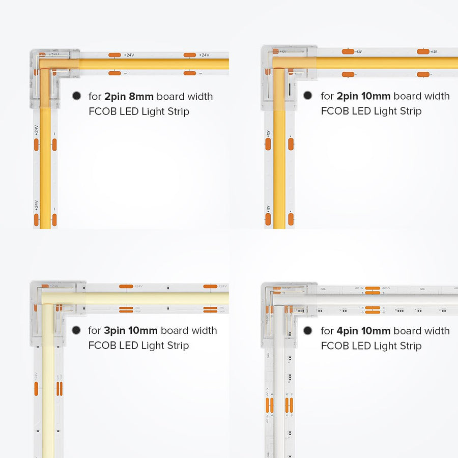 L Shaped Transparent LED Strip Connector - Image 4