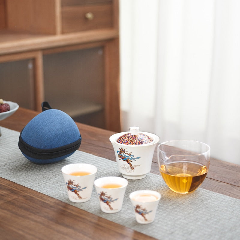 Magical Winter Ceramic Tea Cup Set - Image 0