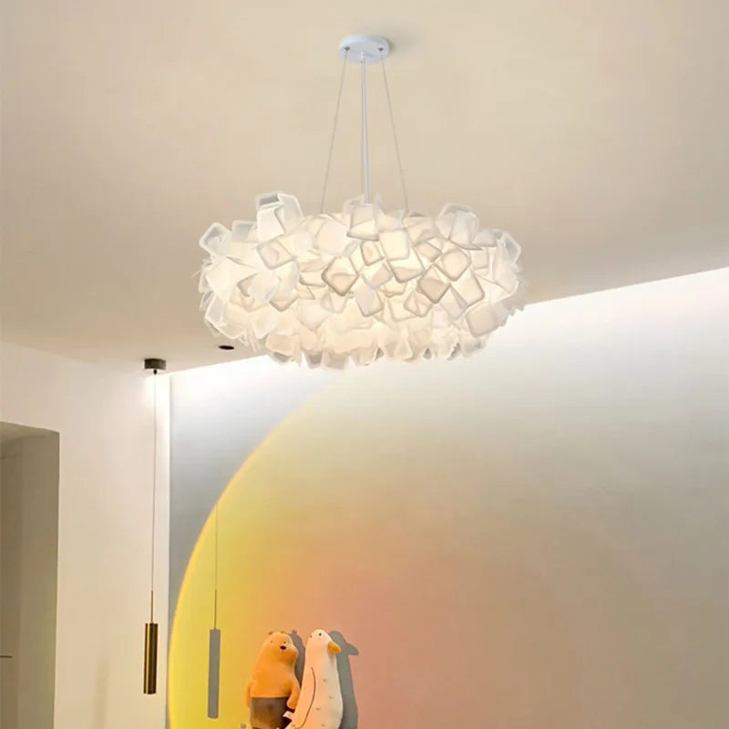 White Flower LED Multi-Mode Dimming Home Ceiling Lamp - Image 5