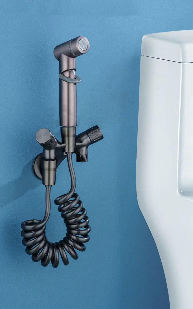 Wall Mounted Elegant Faucet Bidet Spray