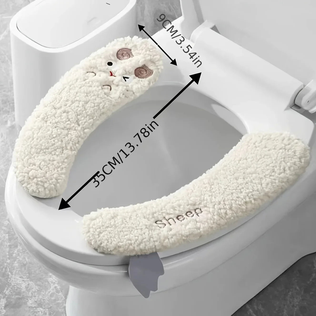 Cozy Plush Warm Toilet Seat Cover - Image 5