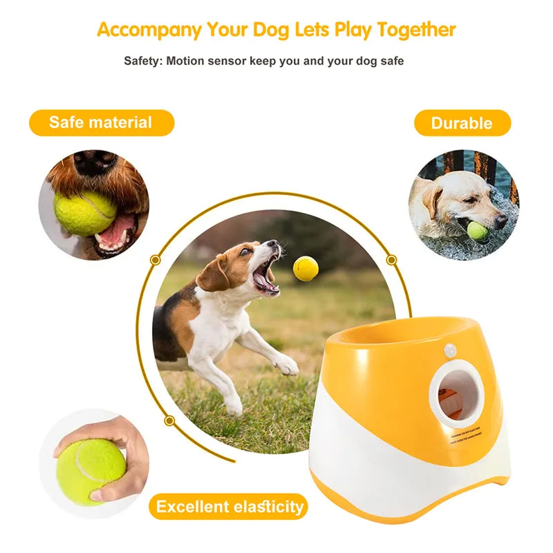 Pet Interactive Automatic Ball Launcher