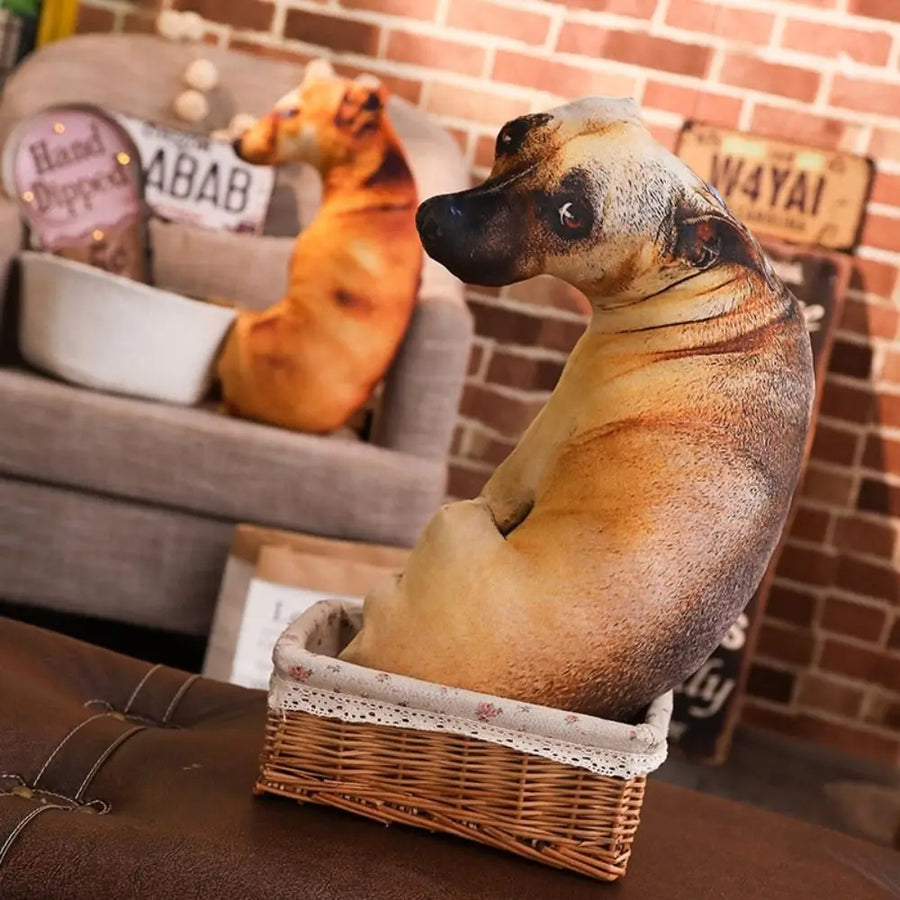Realistic Dog Soft Dog Plush Pillows - Image 3