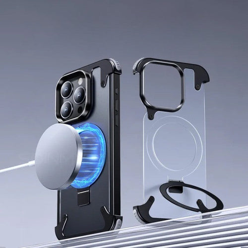 Magnetic Shockproof Metal Bumper Magsafe iPhone Case - Image 0