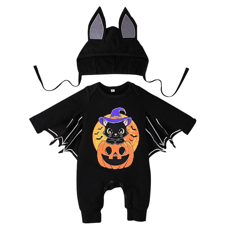Baby Bat Halloween Onesie - Image 9