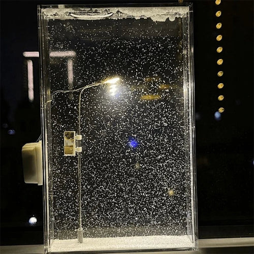 LED Streetlamp Snowfall Effect Decor - Image 0