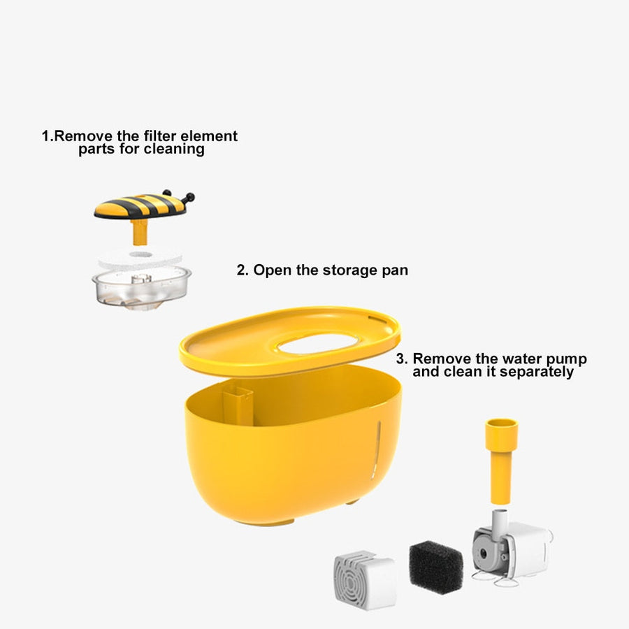 Honey Flow Pet Automatic Water Fountain - Image 10