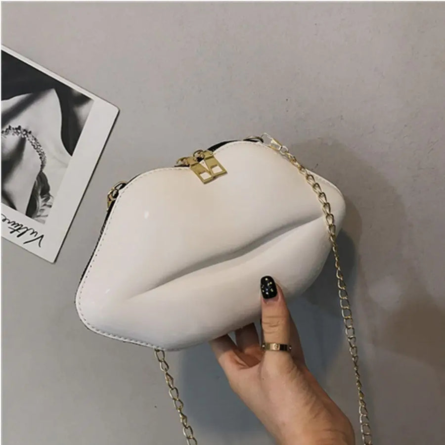 Kiss Me Lips Crossbody Bag