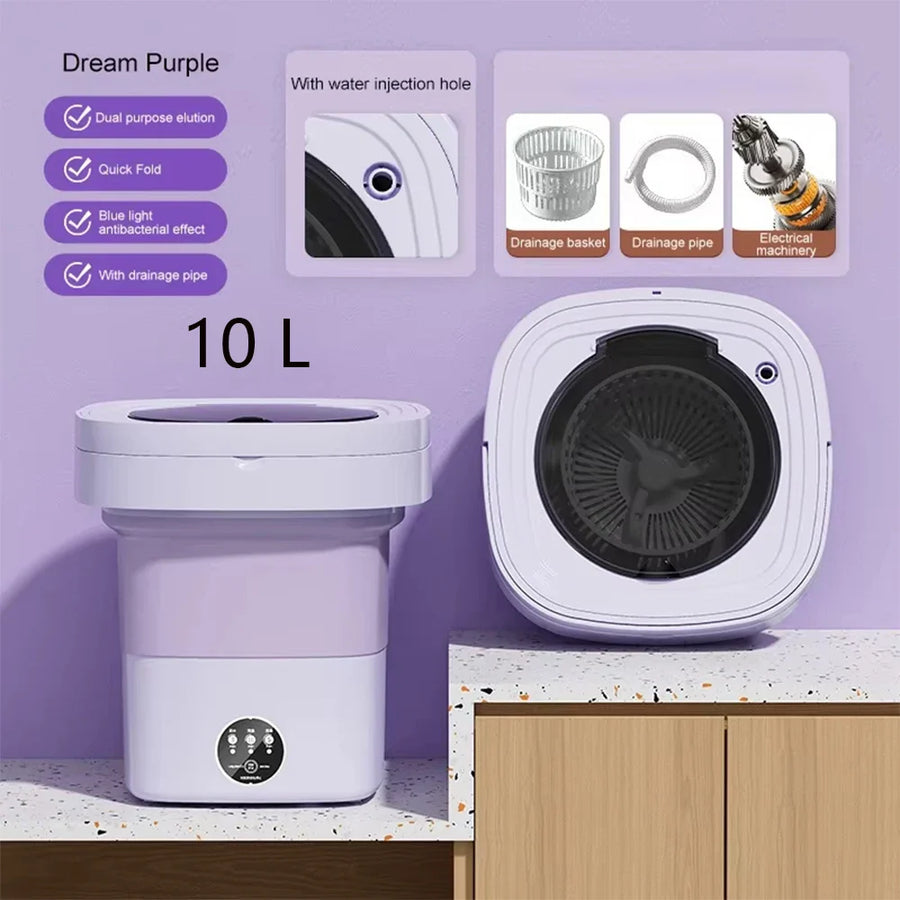 Clean Jet Portable Travel-Ready Washing Machine - Image 5