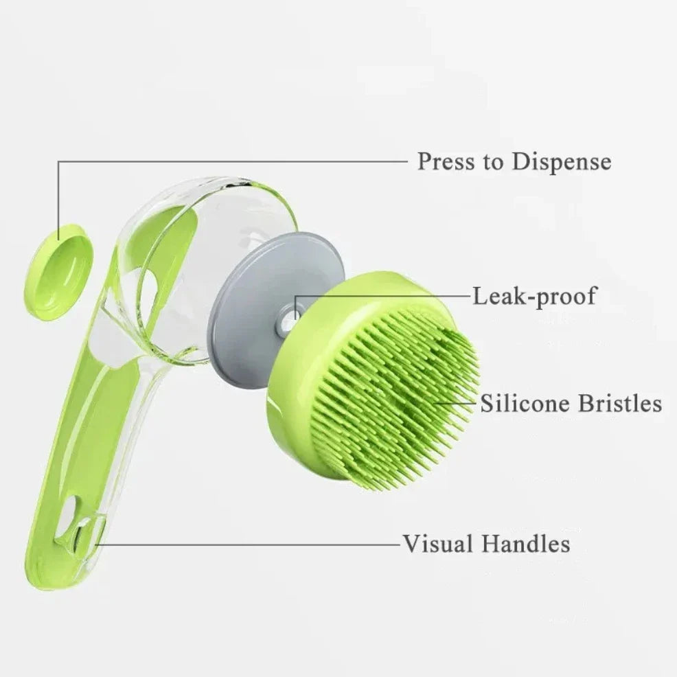 Bubbly Cleaner Pet Bath Massage Brush - Image 5