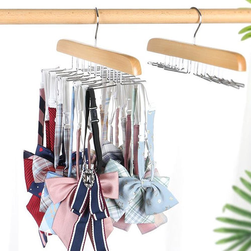 Wooden Space Saving Multi Organizer Hanger - Image 0