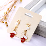 Charming Christmas Time Design Earrings